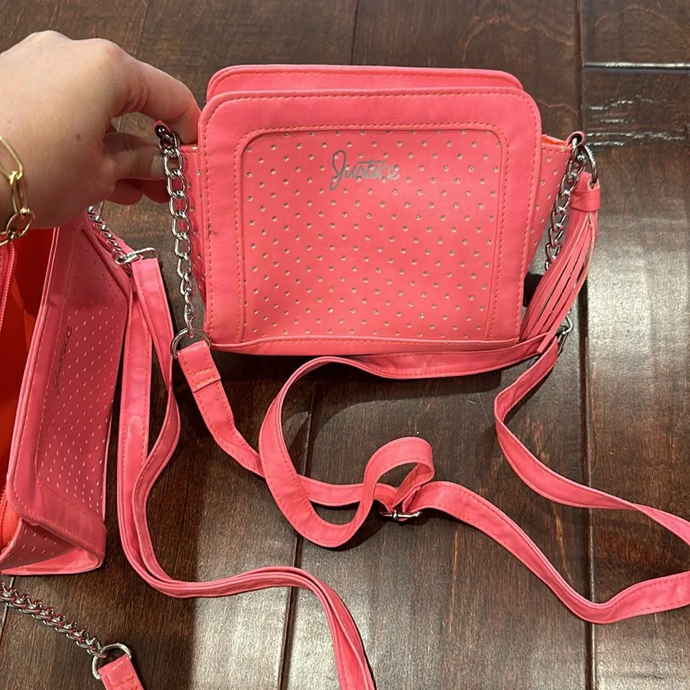Letter E and Letter T kids crossbody handbags